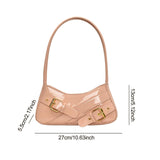 Maxbell Women Shoulder Bag Pouch Large Capacity Purse for Commuting Shopping Holiday Pink