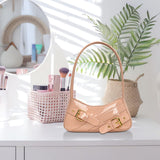 Maxbell Women Shoulder Bag Pouch Large Capacity Purse for Commuting Shopping Holiday Pink