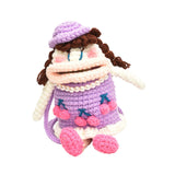 Maxbell Knit Doll Crossbody Bag Cute Handmade Crochet Shoulder Purse for Women Girls