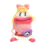 Maxbell Cute Doll Crossbody Bag Boho Phone Bag Knitted Bag for Vacation Beach Summer