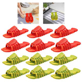 Maxbell Lobster Slippers for Men Women Kids Funny Animal Shoes for Beach Indoor Pool Red Color 24 25