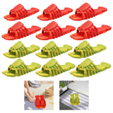 Maxbell Lobster Slippers for Men Women Kids Funny Animal Shoes for Beach Indoor Pool Red Color 24 25