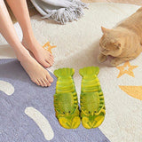 Maxbell Lobster Slippers for Men Women Kids Funny Animal Shoes for Beach Indoor Pool Green 32 33