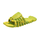 Maxbell Lobster Slippers for Men Women Kids Funny Animal Shoes for Beach Indoor Pool Green 44 45