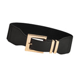 Maxbell Wide Elastic Belt Stretch with Buckle for Dress Accessories for Women Ladies