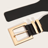 Maxbell Wide Elastic Belt Stretch with Buckle for Dress Accessories for Women Ladies
