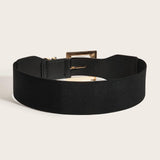 Maxbell Wide Elastic Belt Stretch with Buckle for Dress Accessories for Women Ladies