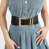 Maxbell Wide Elastic Belt Stretch with Buckle for Dress Accessories for Women Ladies
