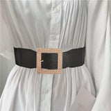 Maxbell Wide Belt for Women Versatile Stretchy Waist Cinch for Ladies Shopping Party