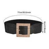 Maxbell Wide Belt for Women Versatile Stretchy Waist Cinch for Ladies Shopping Party