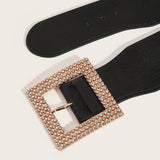 Maxbell Wide Belt for Women Versatile Stretchy Waist Cinch for Ladies Shopping Party