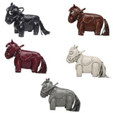 Maxbell Horse Shape Crossbody Bag PU Leather Casual Handbag for Work Shopping Travel Black