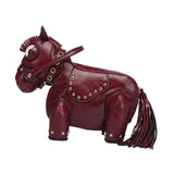 Maxbell Horse Shape Crossbody Bag PU Leather Casual Handbag for Work Shopping Travel Red