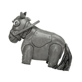 Maxbell Horse Shape Crossbody Bag PU Leather Casual Handbag for Work Shopping Travel Gray