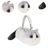 Maxbell Cat Handbag Realistic Lovely for Women Crossbody Bag for Events Style A