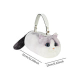 Maxbell Cat Handbag Realistic Lovely for Women Crossbody Bag for Events Style A