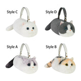 Maxbell Cat Handbag Realistic Lovely for Women Crossbody Bag for Events Style A