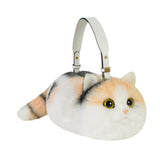 Maxbell Cat Handbag Realistic Lovely for Women Crossbody Bag for Events Style B