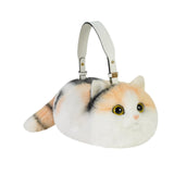 Maxbell Cat Handbag Realistic Lovely for Women Crossbody Bag for Events Style B