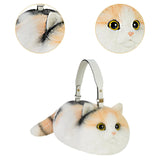 Maxbell Cat Handbag Realistic Lovely for Women Crossbody Bag for Events Style B