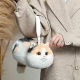 Maxbell Cat Handbag Realistic Lovely for Women Crossbody Bag for Events Style B