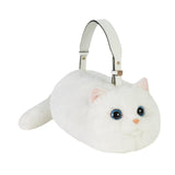Maxbell Cat Handbag Realistic Lovely for Women Crossbody Bag for Events Style C