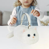 Maxbell Cat Handbag Realistic Lovely for Women Crossbody Bag for Events Style C