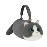 Maxbell Cat Handbag Realistic Lovely for Women Crossbody Bag for Events Style D