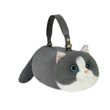 Maxbell Cat Handbag Realistic Lovely for Women Crossbody Bag for Events Style D