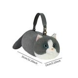Maxbell Cat Handbag Realistic Lovely for Women Crossbody Bag for Events Style D