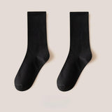 Maxbell 6 Pair Mid Calf Socks Stocking Elastic for Outdoor Activities Leisure Casual for Adults Women Mixed Color