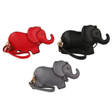 Maxbell Elephant Shape Crossbody Bag Animal Elephant Purse for Party Summer Shopping Red