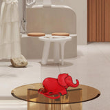 Maxbell Elephant Shape Crossbody Bag Animal Elephant Purse for Party Summer Shopping Red