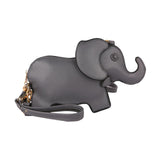 Maxbell Elephant Shape Crossbody Bag Animal Elephant Purse for Party Summer Shopping Gray