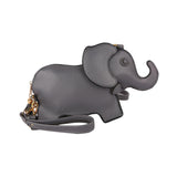 Maxbell Elephant Shape Crossbody Bag Animal Elephant Purse for Party Summer Shopping Gray