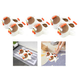 Maxbell Womens Plush Slippers Cute Casual Slides for Living Room Household Apartment EU 36 to 37