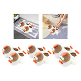 Maxbell Womens Plush Slippers Cute Casual Slides for Living Room Household Apartment EU 36 to 37