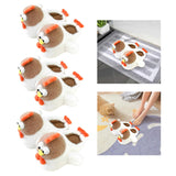 Maxbell Womens Plush Slippers Cute Casual Slides for Living Room Household Apartment EU 36 to 37