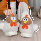 Maxbell Womens Plush Slippers Cute Casual Slides for Living Room Household Apartment EU 38 to 39