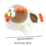 Maxbell Womens Plush Slippers Cute Casual Slides for Living Room Household Apartment EU 40 to 41