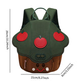 Maxbell Kids Backpack Large Capacity Cute Travel Bag for Children Kindergarten Girls Green