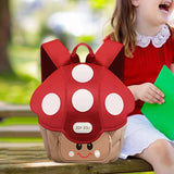 Maxbell Kids Backpack Large Capacity Cute Travel Bag for Children Kindergarten Girls Red