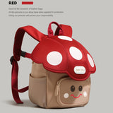 Maxbell Kids Backpack Large Capacity Cute Travel Bag for Children Kindergarten Girls Red