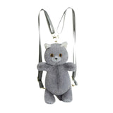 Maxbell Plush Backpack Handmade Stuffed Animal Toy for Gift Outdoor Sports Traveling