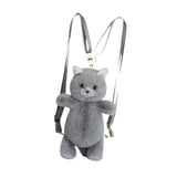 Maxbell Plush Backpack Handmade Stuffed Animal Toy for Gift Outdoor Sports Traveling