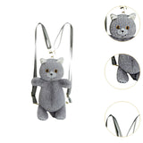 Maxbell Plush Backpack Handmade Stuffed Animal Toy for Gift Outdoor Sports Traveling