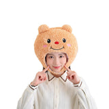 Maxbell Plush Hat Headwear Cosplay Head Cover for Men Women Dress up Funny Party Hat