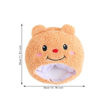 Maxbell Plush Hat Headwear Cosplay Head Cover for Men Women Dress up Funny Party Hat