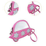 Maxbell Creative Crossbody Bag Funny Portable Shoulder Purse for Shopping Work Party Pink