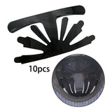 Maxbell 10 Pieces Baseball Cap Crown Inserts Shapers Dome Shape Retainer for Display